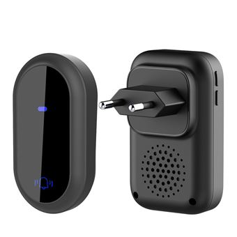 Campainha inteligente SZSMART S09 | WIFI | com Função impermeável e silenciosa | Preto - 1