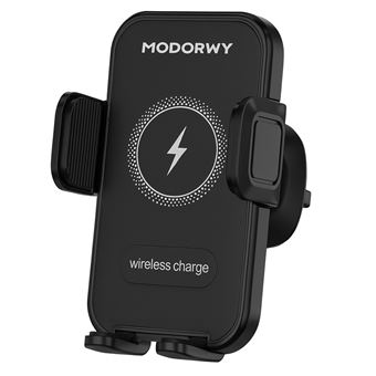 Suporte Auto com Carregamento Wireless Modorwy MH2101 para Samsung Galaxy A12 4G | Preto - 1