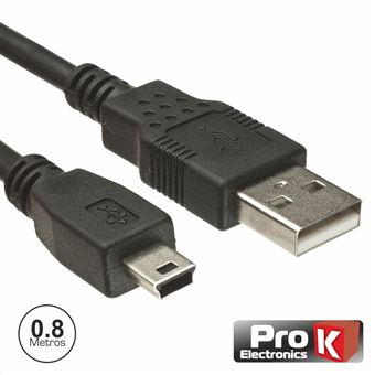 Cabo Usb-A 2.0 Macho / Mini Usb-B Macho Prok 0.8M - 1