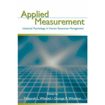 Applied Measurement - Industrial Psychology in Human Resources Management - Hardback - 2006 - 1