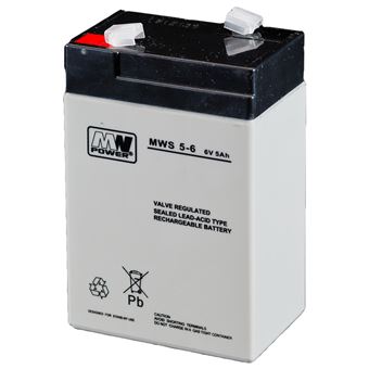 Bateria Ups MW Power MWS 5-6 | Branco - 1