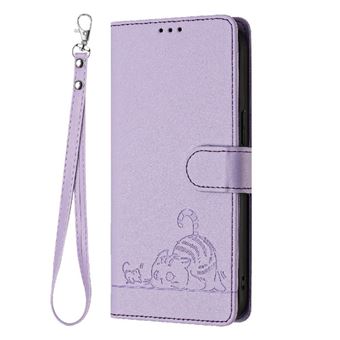 Capa ZURSANA para Tecno Pova 6 Neo | Suporte | Bloqueio RFID | Fecho Magnético | Violeta - 1