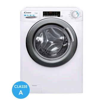 Máquina de Lavar e Secar Roupa Candy Smart Inverter CSWS4106TWMRE/FR | 10/6 Kg | 1351 RPM | D | Branco - 1
