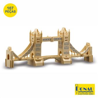 Tower Bridge Modelismo Donau Painéis de Contraplacado com 107 Peças - 1
