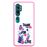 Capa Hapdey para Xiaomi Mi Note 10 - Note 10 Pro - CC9 Pro | Silicone Flexível em TPU | Design Teste padrão floral, obrigado pelo amor - Rosa_0