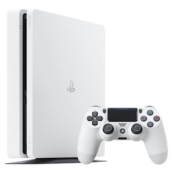 Sony PS4 500GB Slim Glacier White Branco Wi-Fi - 1