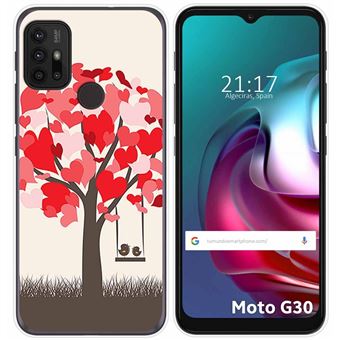 Capa Tumundosmartphone de gel Tpu para Motorola Moto G10 / G20 / G30 design Little Birds Drawings - 1
