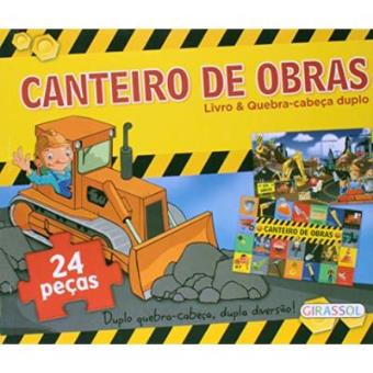 Livro E Quebra-Cabeca Duplo - Canteiro De Obras - 1