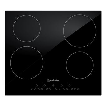 Placa Vitrocerâmica MEIRELES MV 1601 | 60 cm | 4 Zonas | Preto - 1