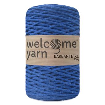 Fio Macrame Welcome Yarn Barbante | XL | 3mmx120m | Azul Primario 08 300G Bb30 - 1