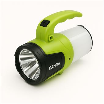 Lanterna LED SANDA SD-5734 | Recarregável | Verde - 1