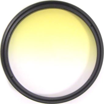 Filtro de Fotografia BeMatik para Lente de 62mm Amarelo Gradual - 1