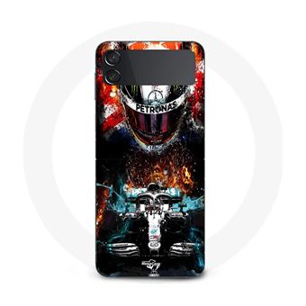 Capa Maniacase para Samsung Galaxy Z Flip3 Lewis Hamilton Mercedes 44 - 1