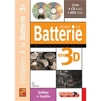 Initiation A La Batterie En 3d Solfege + Doigtes - 1