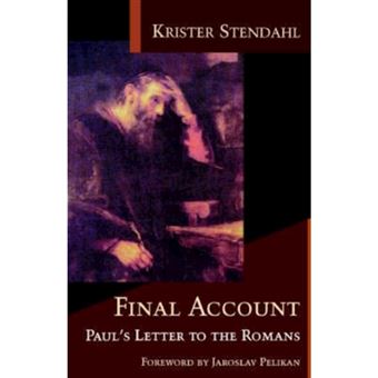 Final Account - Paul's Letter to the Romans - Paperback - 1995 - 1
