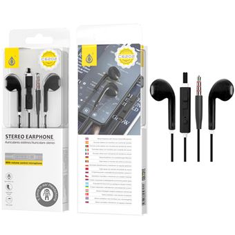 Auriculares com Fio One Plus C6202 - Preto - 1
