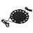 Baloiço para Árvore HomCom | Redondo | Carga 100 kg | Assento Confortável | Tecido Oxford - Preto_1