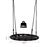 Baloiço para Árvore HomCom | Redondo | Carga 100 kg | Assento Confortável | Tecido Oxford - Preto_3