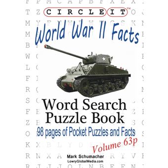 Circle It, World War Ii Facts, Pocket Size, Word Search, Puzzle Book - 1