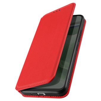 Capa com aba Avizar para Sony Xperia 1 | Couro | Vermelho - 1