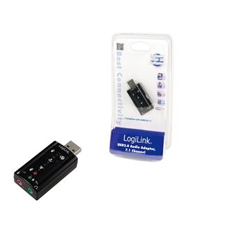 Placa de Som LogiLink USB Soundcard - 1