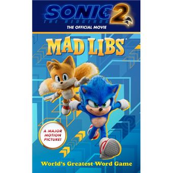 Sonic The Hedgehog 2 The Official Movie Mad Libs  Worlds Greatest Word Game - 1