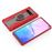 Capa Magunivers de TPU Estilo Guerreiro Vermelho com Suporte de Anel para Samsung Galaxy S10_3
