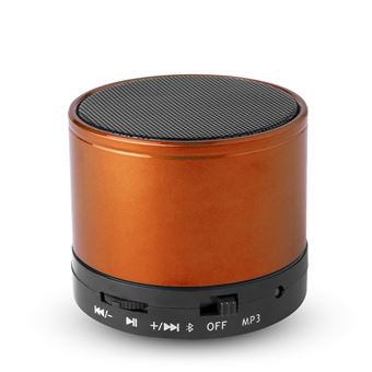 Coluna DAM Martins | Bluetooth 3.0 | 3W | Mãos-livres e Rádio FM - Laranja - 1