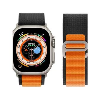 Bracelete Orysin Alpine Hook para Apple Watch Series 9 41mm | Preto e Laranja - 1