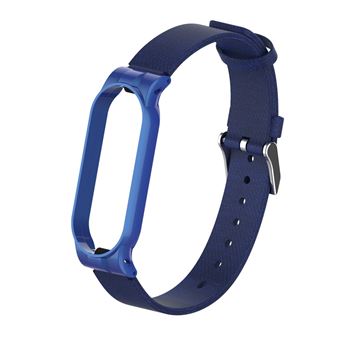 Bracelete de Lona HSMY à Prova de Água para Xiaomi Mi Band 5 - Azul Escuro - 1