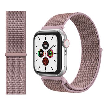 Bracelete de Nylon HSMY Simples para Apple Watch Series 6/ SE/ 5/ 4 | 44 mm - Rosa - 1