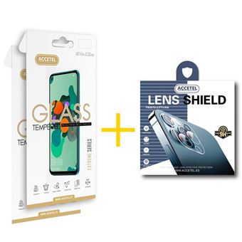 Pack 2X Pelicula de Vidro Temperado 2.5D + Câmera Traseira Accetel para iPhone 11 Pro Max - 1