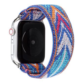 Bracelete de Nylon HSMY Extensível Trançado para Apple Watch Series 6/ SE/ 5/ 4 | 44 mm - Multicolor 10 - 1