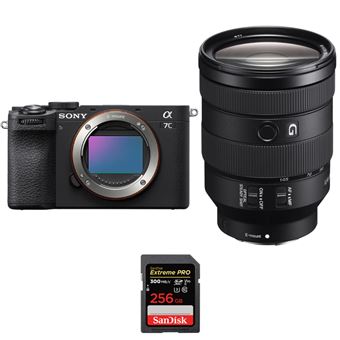 Sony A7C II Preto + FE 24-105mm f/4 G OSS + 1 SanDisk 256GB Extreme PRO UHS-II SDXC 300 MB/s + PDF MCZ DIRECT - 1