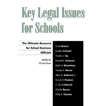 Key Legal Issues For Schools - 1