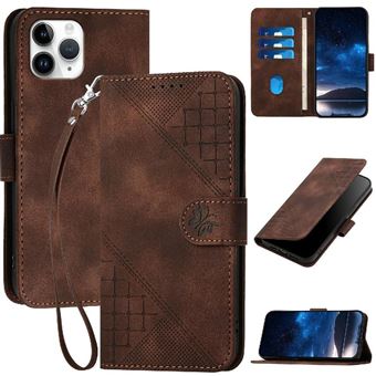 Capa Livro ZURSANA para iPhone 11 Pro Max | Couro PU Premium Magnético | Porta-cartões | Suporte | Castanho - 1