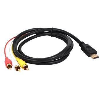 Conversor e Cabo AV Component 3 RCA para HDMI Orysin | Áudio e Vídeo Full HD 1080p Orysin - 1