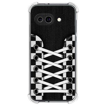 Capa de Silicone Tumundosmartphone à Prova de Choque para Google Pixel 9a 5G | Design de tênis 03 desenhos - 1