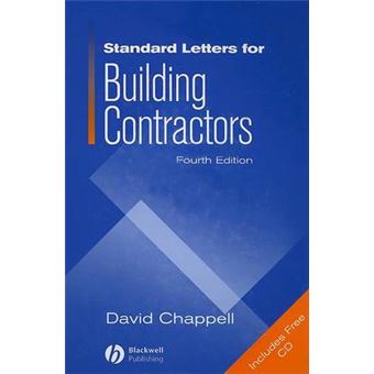 Standard Letters for Building Contractors - Hardback - 2008 - 1