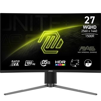 Monitor Gaming MSI MAG 27CQ6PF | LCD | WQHD | 0,5 ms | 180 Hz | 27" | F - 1