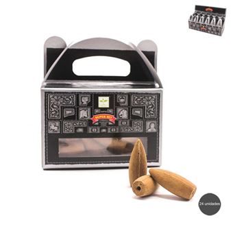 Incenso Cone de Queima Invertida Satya Superhit | 24 Unidades - 1