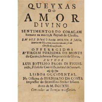 Queyxas do amor divino, - 1