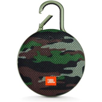 Coluna Portátil JBL Clip 3 com Bluetooh 3W a Prova de Água com 10h Auton. Squad