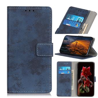 Capa Magunivers | PU + TPU retro elegante Azul para Xiaomi Mi Note 10/Mi CC9 Pro