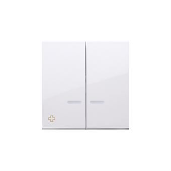 Acessório para comutadores elétricos Kontakt-Simon DKW5L/AB11 | Branco - 1