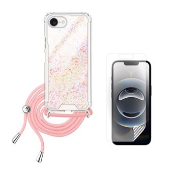 Capa Silicone ShinnyHands-Free + Película ClearGel CapaSmart para Apple iPhone 16e - Rosa - 1