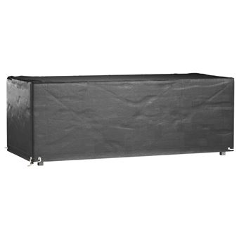 vidaXL Capa p/ mobiliário de jardim 8 ilhós 192x82x65 cm retangular - 1