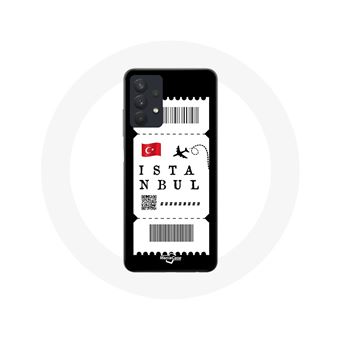 Capa Maniacase para Samsung Galaxy A32 5G de Bilhete de Avião para Istambul, Turquia - 1