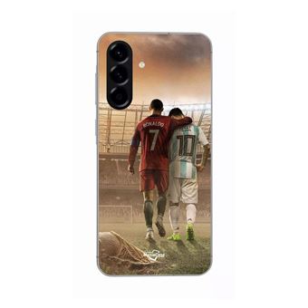 Capa Maniacase para Samsung Galaxy A36 | CRISTIANO RONALDO MESSI GOAT - 1