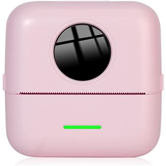 Mini Impressora Portátil Dishiqing | Bluetooth | Compatível com iOS e Android - Rosa - 1